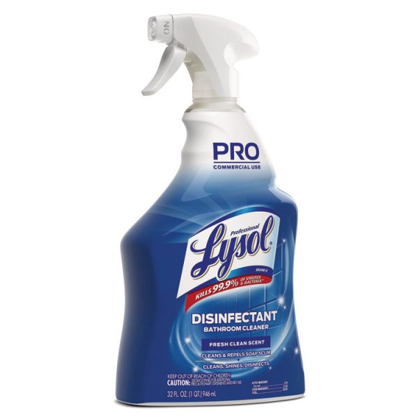 Disinfectant Bathroom Cleaner, 32 Oz Spray Bottle, 12/carton - Image 3