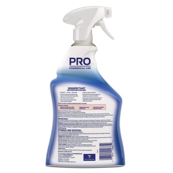 Disinfectant Bathroom Cleaner, 32 Oz Spray Bottle, 12/carton - Image 4