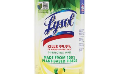 Disinfecting Wipes II Fresh Citrus, 1-Ply, 7 x 7.25, White, 70 Wipes/Canister, 6 Canisters/Carton