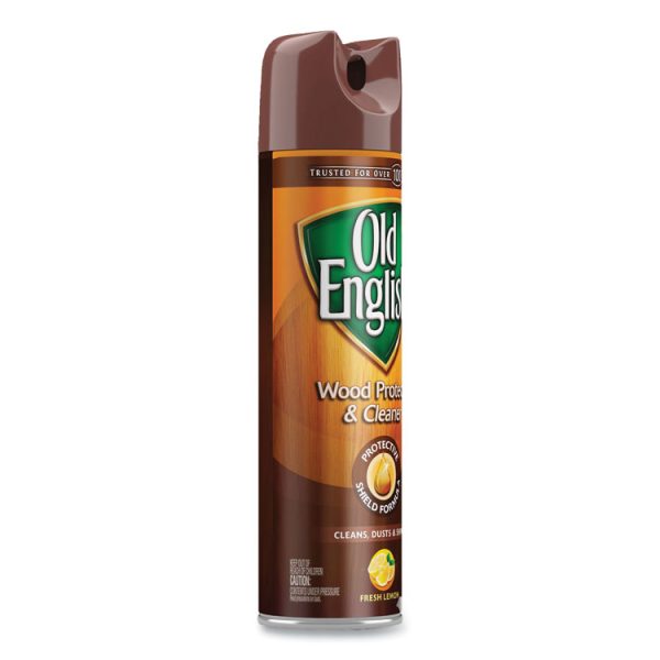 Furniture Polish, Fresh Lemon Scent, 12.5 Oz Aerosol Spray, 12/carton - Image 3
