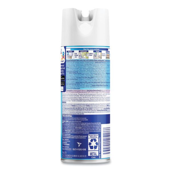 Disinfectant Spray, Crisp Linen Scent, 12.5 Oz Aerosol Spray, 12/carton - Image 3