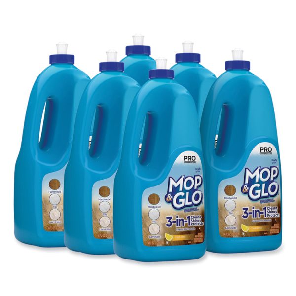 Triple Action Floor Shine Cleaner, Fresh Citrus Scent, 64 Oz Bottle, 6/carton - Image 2