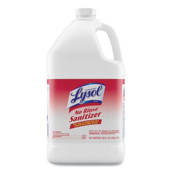 No Rinse Sanitizer Concentrate, 1 Gal Bottle, 4/carton