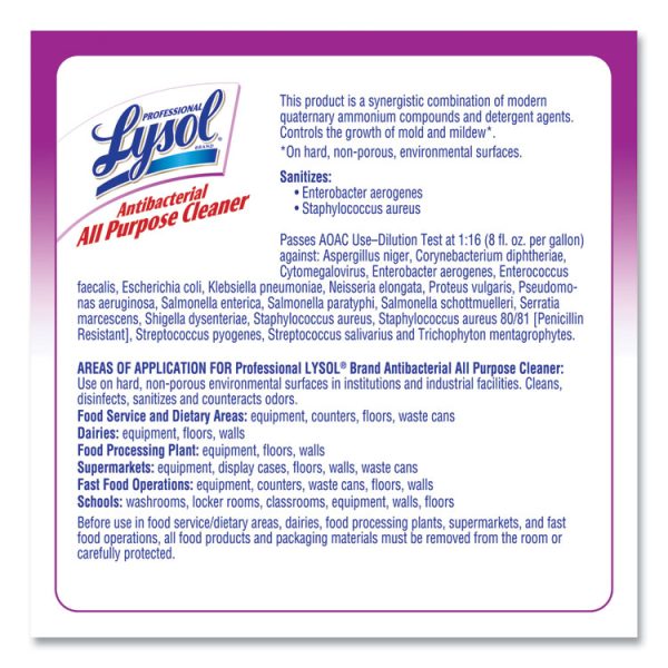 Antibacterial All-Purpose Cleaner Concentrate, 1 Gal Bottle, 4/carton - Image 6