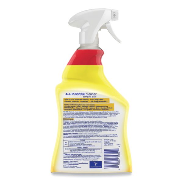Ready-To-Use All-Purpose Cleaner, Lemon Breeze, 32 Oz Spray Bottle, 12/carton - Image 3