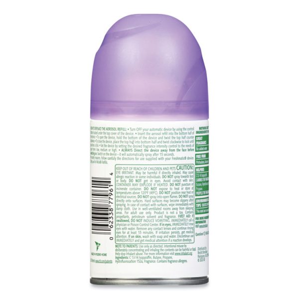 Freshmatic Ultra Automatic Spray Refill, Lavender/chamomile, 5.89 Oz Aerosol Spray, 6/carton - Image 2