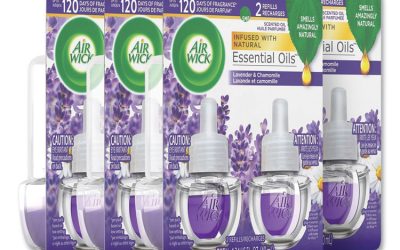 Scented Oil Refill, Lavender and Chamomile, 0.67 oz, 2/Pack, 6 Packs/Carton