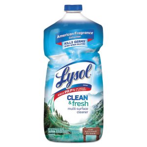 Clean and Fresh Multi-Surface Cleaner, Cool Adirondack Air, 40 oz Bottle, 9/Carton