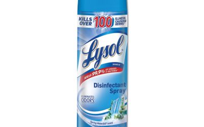 Disinfectant Spray, Spring Waterfall Scent, 19 Oz Aerosol Spray