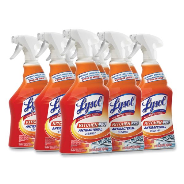 Kitchen Pro Antibacterial Cleaner, Citrus Scent, 22 Oz Spray Bottle, 9/carton - Image 2