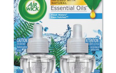 Scented Oil Refill, Fresh Waters, 0.67 Oz, 2/pack, 6 Pack/carton