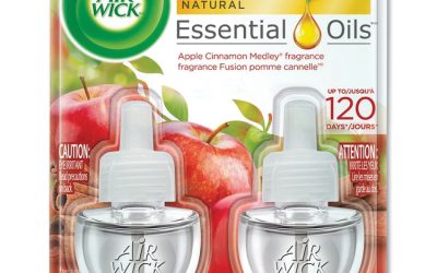Scented Oil Refill, 0.67 Oz, Apple Cinnamon Medley, 2/pack, 6 Packs/carton