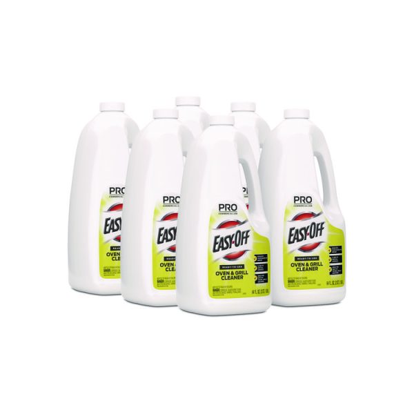 Ready-to-Use Oven and Grill Cleaner, Liquid, 2 qt Bottle, 6/Carton