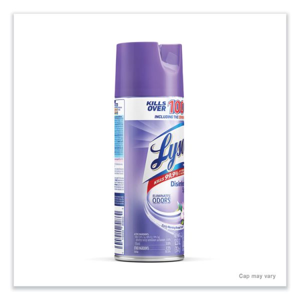 Disinfectant Spray, Early Morning Breeze, 12.5 Oz Aerosol Spray, 12/carton - Image 4