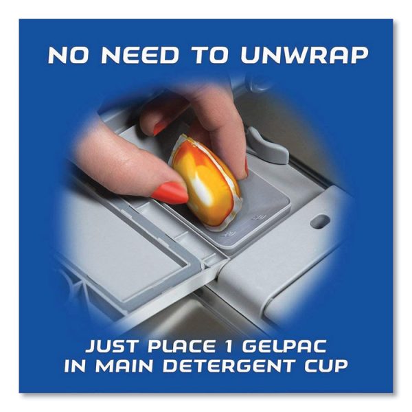 Dish Detergent Gelpacs, Orange Scent, Box Of 32 Gelpacs, 8 Boxes/carton - Image 2