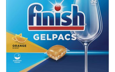 Dish Detergent Gelpacs, Orange Scent, Box Of 32 Gelpacs, 8 Boxes/carton
