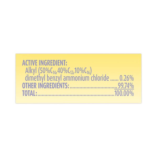 Dual Action Disinfecting Wipes, 1-Ply, 7 x 7.5, Citrus, White/Purple, 75/Canister, 6 Canisters/Carton - Image 4