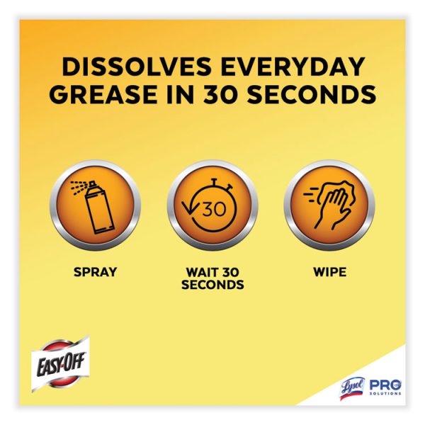 Fume Free Max Oven Cleaner, Foam, Lemon, 24 Oz Aerosol Spray, 6/carton - Image 10