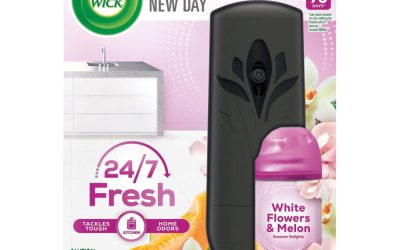 Freshmatic Life Scents Starter Kit, White Flowers and Melon Summer Delights, 5.89 oz Aerosol Spray