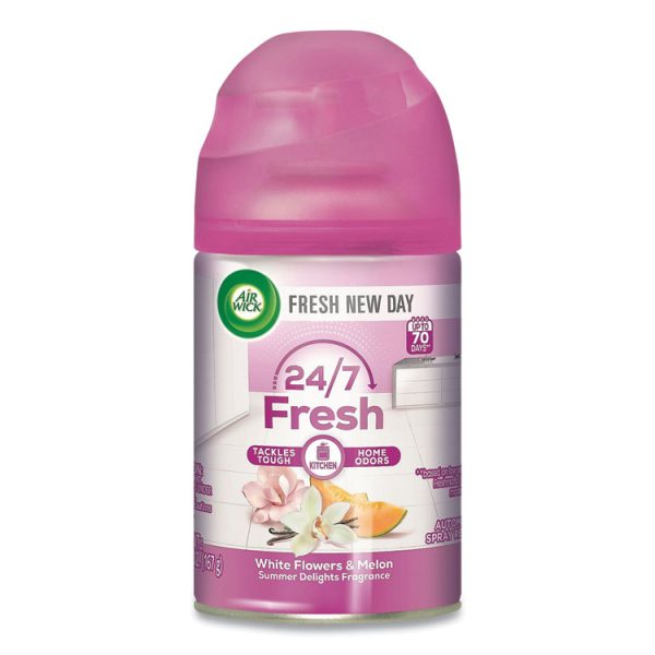 Freshmatic Life Scents Starter Kit, White Flowers and Melon Summer Delights, 5.89 oz Aerosol Spray - Image 2