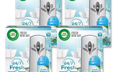 Freshmatic Ultra Automatic Starter Kit, 5.94 x 3.31 x 7.63, White, Fresh Waters, 4/Carton