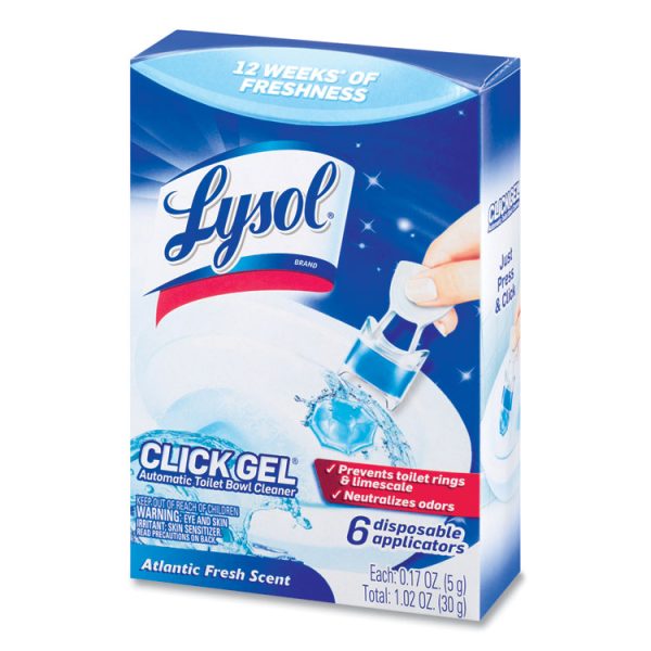 Click Gel Automatic Toilet Bowl Cleaner, Ocean Fresh, 6/box, 4 Boxes/carton - Image 5