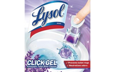 Click Gel Automatic Toilet Bowl Cleaner, Lavender Fields, 6/box, 4 Boxes/carton