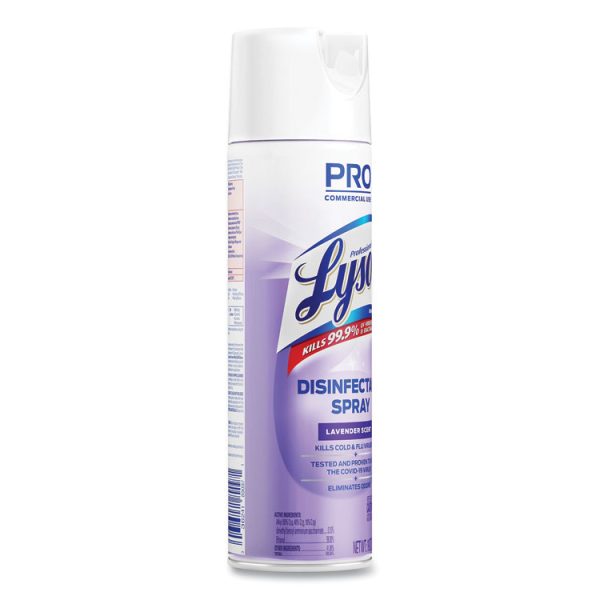 Disinfectant Spray, Lavender, 19 Oz Aerosol Spray, 12/carton - Image 4