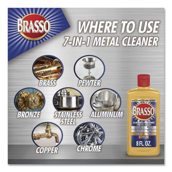 Metal Surface Polish, 8 Oz Bottle - Image 6