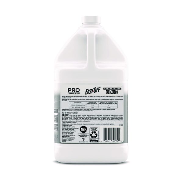 Concentrated Neutral Cleaner, 1 gal Bottle, 2/Carton - Image 3