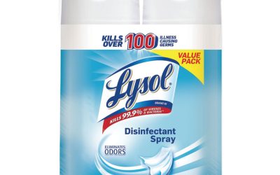 Disinfectant Spray, Crisp Linen, 12.5 Oz Aerosol Spray, 2/pack, 6 Pack/carton