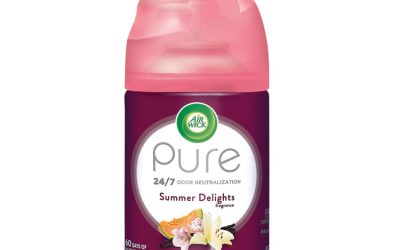 Freshmatic Life Scents Ultra Refill, Summer Delights, 5.89 Oz Aerosol Spray, 6/carton