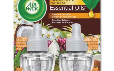Life Scents Scented Oil Refills, Paradise Retreat, 0.67 Oz, 2/pack, 6 Packs/carton