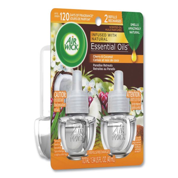 Life Scents Scented Oil Refills, Paradise Retreat, 0.67 Oz, 2/pack, 6 Packs/carton - Image 4