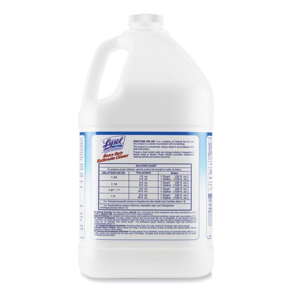Disinfectant Heavy-Duty Bathroom Cleaner Concentrate, 1 Gal Bottle, 4/carton - Image 3