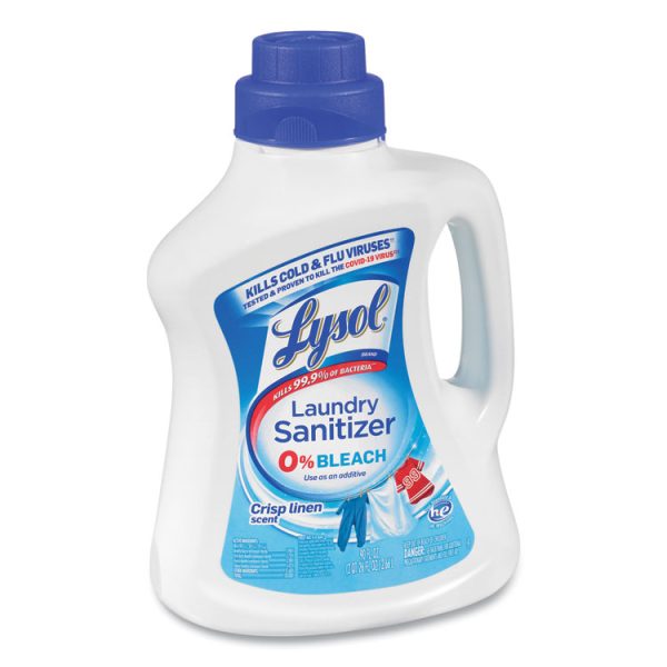Laundry Sanitizer, Liquid, Crisp Linen, 90 Oz, 4/carton - Image 2