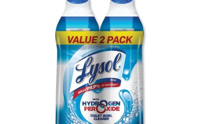 Toilet Bowl Cleaner With Hydrogen Peroxide, Ocean Fresh, 24 Oz Angle Neck Bottle, 2/pack, 4 Packs/carton