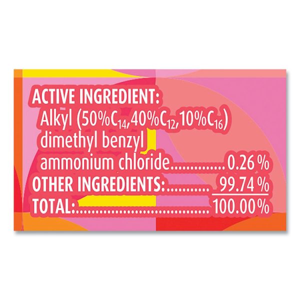 Disinfecting Wipes, 1-Ply, 7 x 7.25, Mango and Hibiscus, White, 80 Wipes/Canister, 6 Canisters/Carton - Image 6