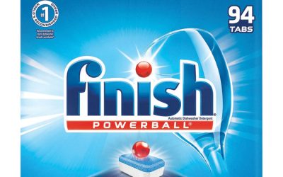Powerball Dishwasher Tabs, Fresh Scent, 94/Box, 4 Boxes/Carton