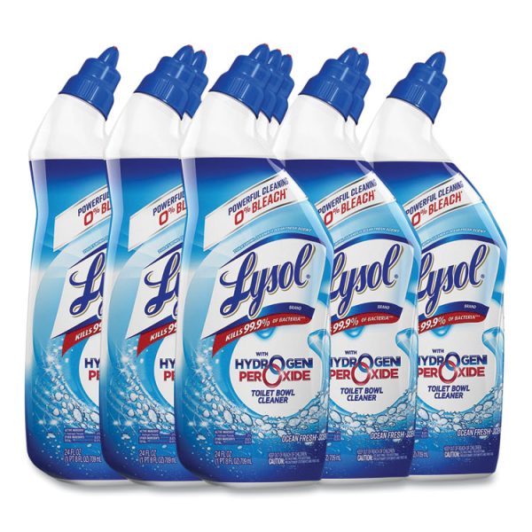 Toilet Bowl Cleaner With Hydrogen Peroxide, Ocean Fresh Scent, 24 Oz, 9/carton - Image 2