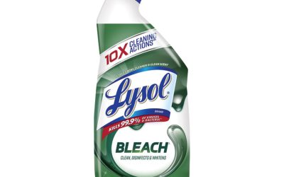 Disinfectant Toilet Bowl Cleaner With Bleach, 24 Oz, 9/carton