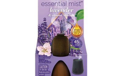Essential Mist Refill, Lavender And Almond Blossom, 0.67 Oz Bottle, 6/carton