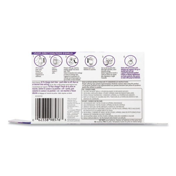 Essential Mist Starter Kit, Lavender And Almond Blossom, 0.67 Oz Bottle, 4/carton - Image 2