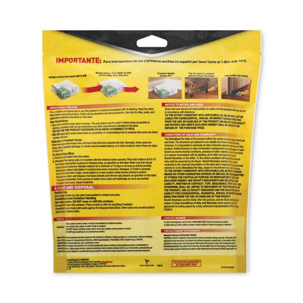 Disposable Bait Station, 3 x 3 x 1.25, 6/Carton - Image 5