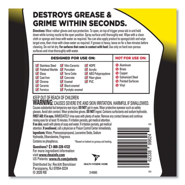Heavy Duty Cleaner Degreaser, 32 Oz Spray Bottle, 6/carton - Image 5
