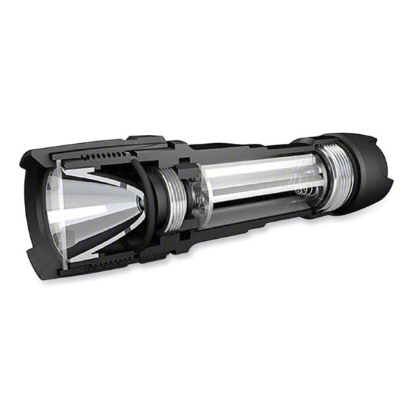 Virtually Indestructible LED Flashlight, 3 AAA Batteries (Included), Black - Image 6