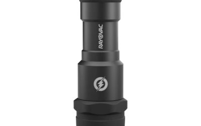 Virtually Indestructible LED Flashlight, 3 AAA Batteries (Included), Black