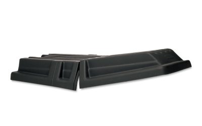 Hinged Dome Tilt Truck Lid, 34.14 x 69.66 x 8.4, Black