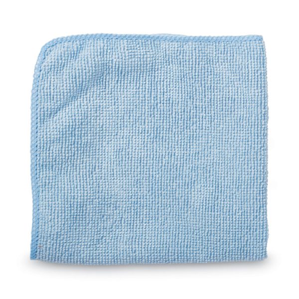 Microfiber Cleaning Cloths, 12 X 12, Blue, 24/pack - Image 2