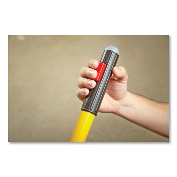 Pulse Microfiber Spray Mop System, 17" Wide Microfiber Head, 52" Yellow Plastic Handle - Image 8
